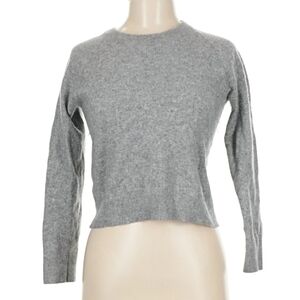 Quince Mongolian Cashmere Shrunken Crewneck Sweater